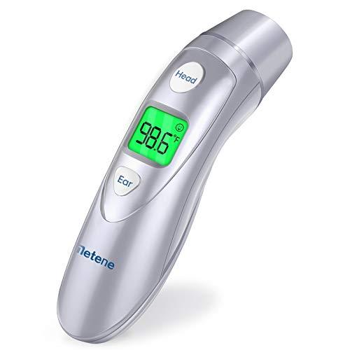 Metene Thermometer for Adults Forehead, Infrared Digital Thermometer for Fever